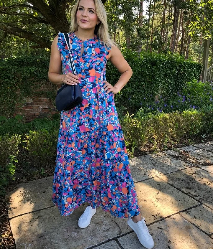 Dresses with Metallic Sequined Bodice for Ladies' Glamorous LookBrakeburn Bloom Floral Maxi Dress Dresses with Metallic Sequined Bodice for Ladies' Glamorous LookBrakeburn Bloom Floral Maxi Dress