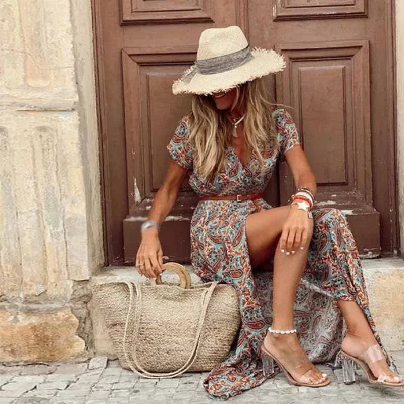 Strapless Dresses with Tassel Accents for Ladies' Fun and Flirty LookAmy Fashion - Elegant Evening Summer Long Boho Dress Strapless Dresses with Tassel Accents for Ladies' Fun and Flirty LookAmy Fashion - Elegant Evening Summer Long Boho Dress