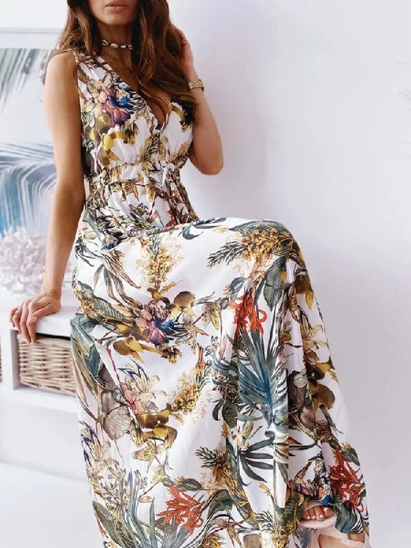 Dresses with Embroidered Party Animals for Ladies' Fun Themed OutfitAmy Fashion - Elegant Holiday Sexy Deep V-neck Backless Lace-Up Boho Dress Dresses with Embroidered Party Animals for Ladies' Fun Themed OutfitAmy Fashion - Elegant Holiday Sexy Deep V-neck Backless Lace-Up Boho Dress