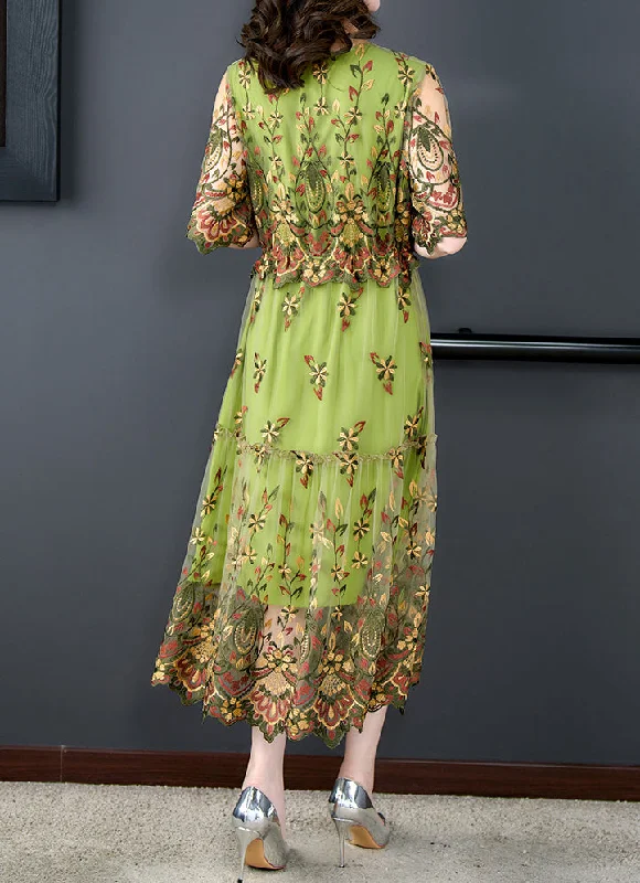 Organza Dresses with Sparkly Appliques for Ladies' Fairy Tale LookWomen's elegance Style V-neck embroidery Short Sleeved Fashionable dresses Organza Dresses with Sparkly Appliques for Ladies' Fairy Tale LookWomen's elegance Style V-neck embroidery Short Sleeved Fashionable dresses