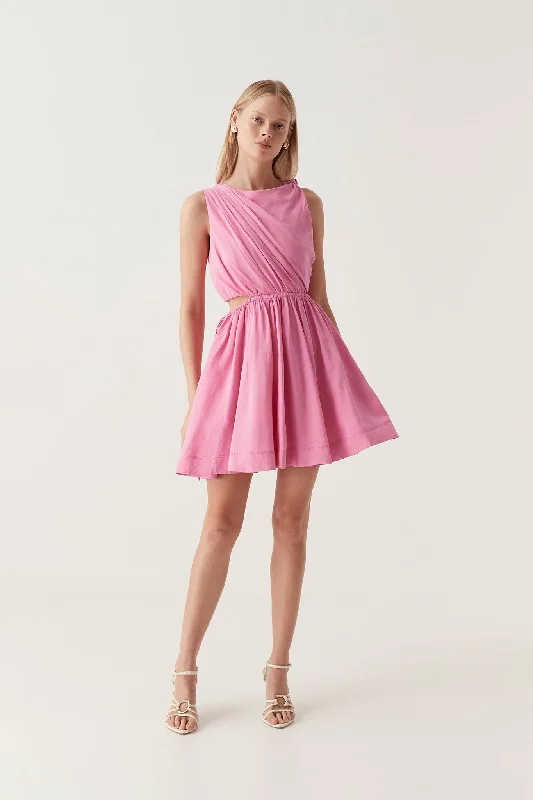 "Elegant wedding guest dresses for women under $100"Abbey Twisted Mini Dress