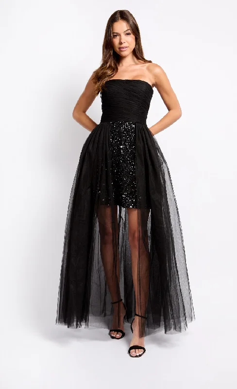 "Exclusive Discount: 30% Off All Women's Dresses for a Limited Period"Black Embellished Bandeau Maxi Dress "Exclusive Discount: 30% Off All Women's Dresses for a Limited Period"Black Embellished Bandeau Maxi Dress