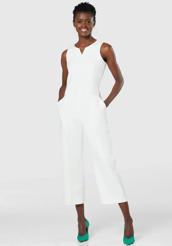 "Homecoming dresses for women to stand out"Closet London Sleeveless Jumpsuit, White