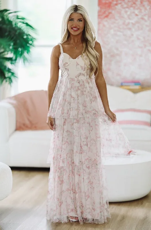 "White dresses for women for a fresh and clean look"Don't Make Me Blush Maxi Gown - Blush Pink "White dresses for women for a fresh and clean look"Don't Make Me Blush Maxi Gown - Blush Pink