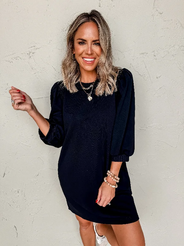 "Graduation dresses for women to celebrate in style"Draw You Close Braided Mini Dress-Black "Graduation dresses for women to celebrate in style"Draw You Close Braided Mini Dress-Black