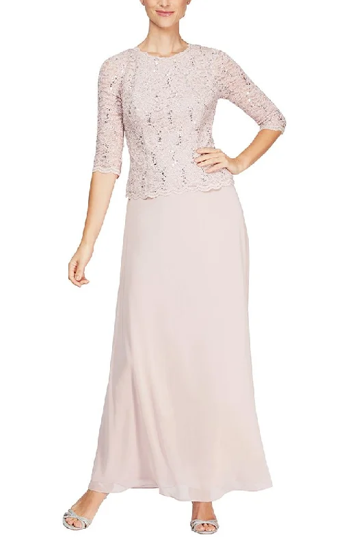"Exclusive Discount: 30% Off All Women's Dresses for a Limited Period"Long Gown with Sequin Lace Bodice & Chiffon Skirt "Exclusive Discount: 30% Off All Women's Dresses for a Limited Period"Long Gown with Sequin Lace Bodice & Chiffon Skirt