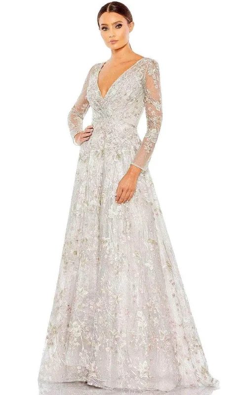 "Bohemian - style women's dresses for music festivals"Mac Duggal 20402 - Long Sleeve Mother of the Bride Dress