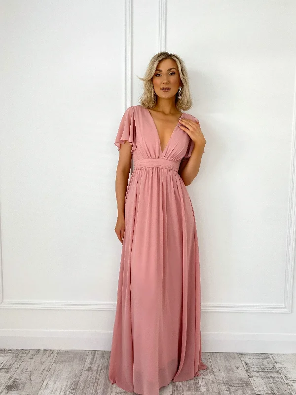 "Chiffon dresses for women with a flowy and light feel"Tacha Rose Maxi Dress