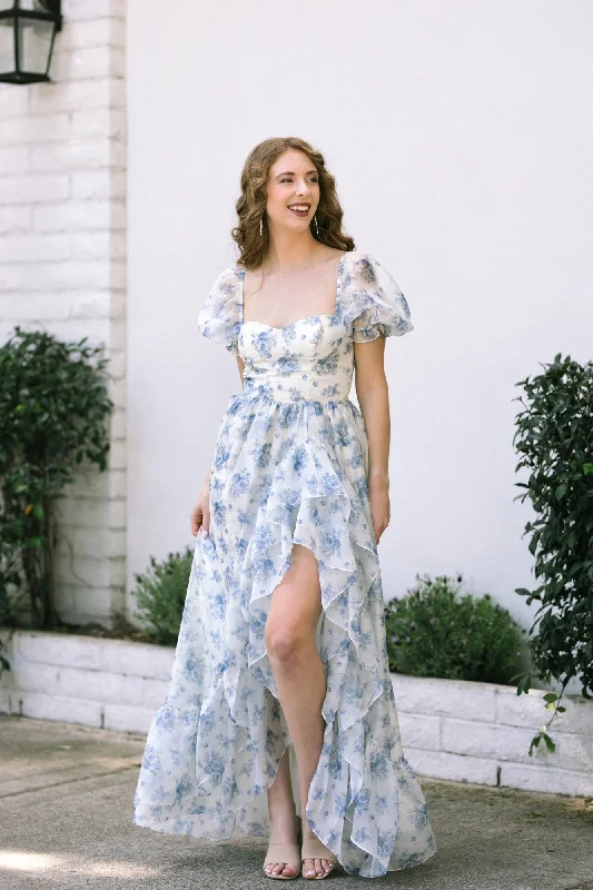 "T - shirt dresses for women for ultimate comfort"Ophelia Ruffled Maxi Dress