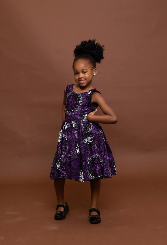 "VIP Sale: Extra 15% Off on Women's Dresses for Our Loyal Customers"Sabina Ankara girls dress | Purple and White African Print "VIP Sale: Extra 15% Off on Women's Dresses for Our Loyal Customers"Sabina Ankara girls dress | Purple and White African Print