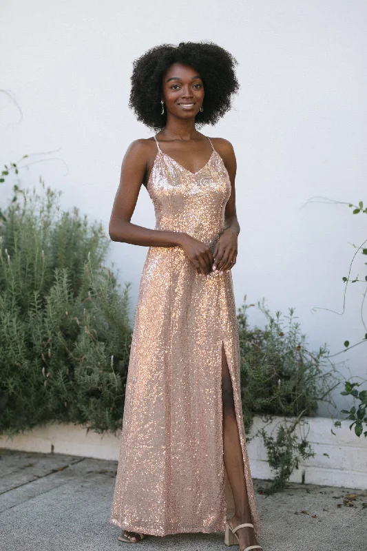 "VIP Sale: Extra 15% Off on Women's Dresses for Our Loyal Customers"Samira Sequin Maxi Dress