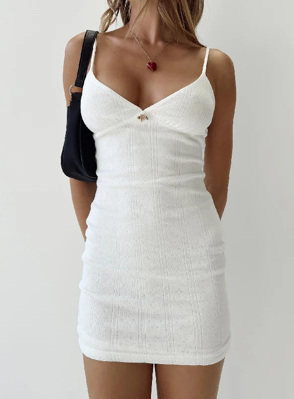 office appropriate mini dressesDanner Mini Dress White