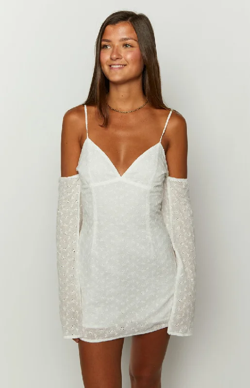 toddler mini dressesMiami White Mini Dress