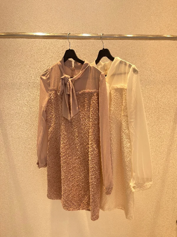 polka dot mini dressesTowel Sand Ribbon Mini Dress
