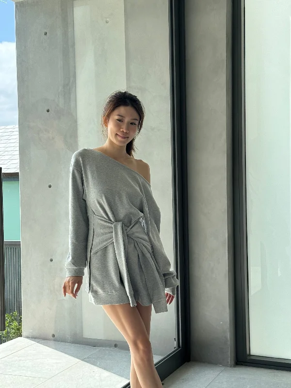 white mini dressesTwisted Cotton Mini Dress